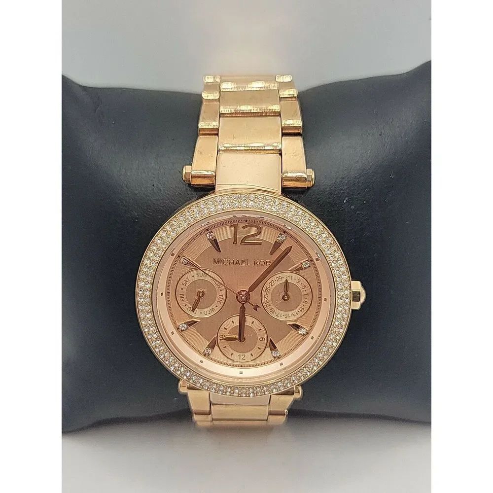 Michael Kors MK6352 Women's Rose Gold Stainless Steel Analog Dial Watch AM133